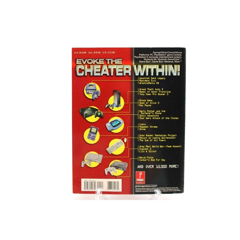 Ultimate Code Book Cheating Made Easy Prima Games 2002 PC XBOX GAMECUBE PS2 More